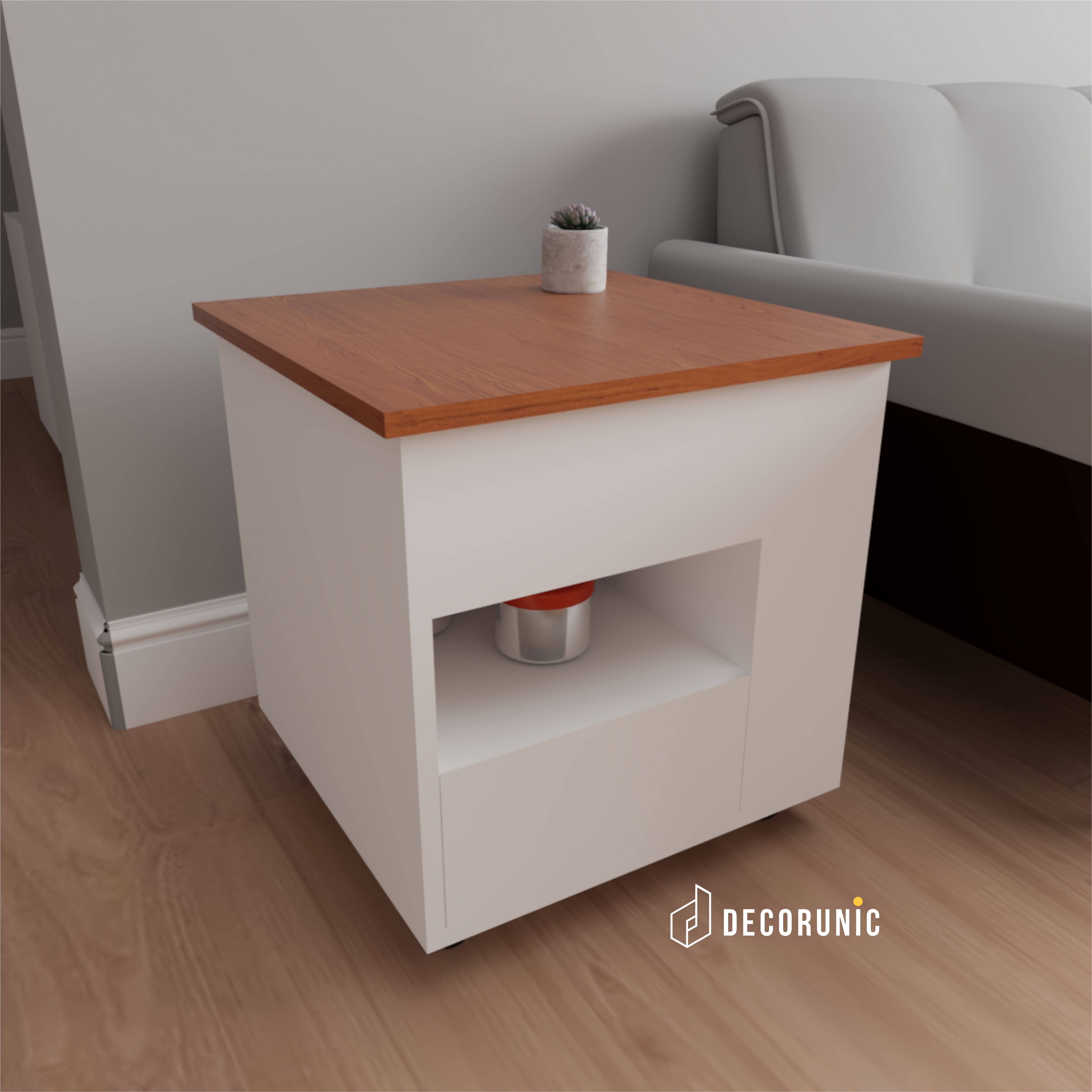 Olive Nightstand Lift Up Table Bedside Inaexport